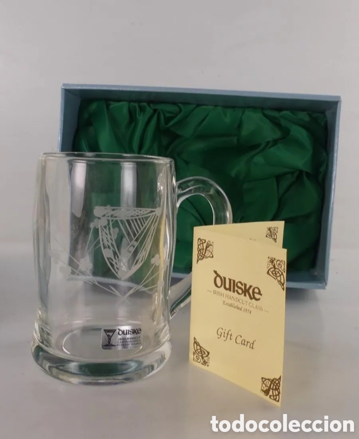 Vintage: Jarra cristal irlandesa
