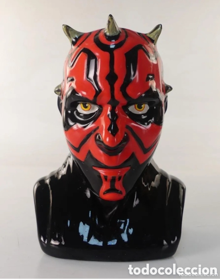 Vintage: Jarra cer&aacute;mica cabeza DARTH MAUL