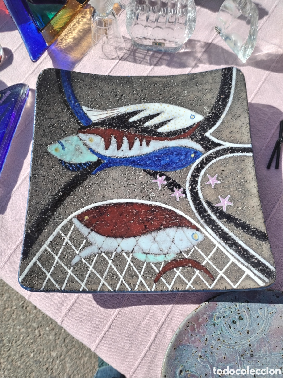 Vintage: Plato terracota Anna Lisa Thomson Upsala