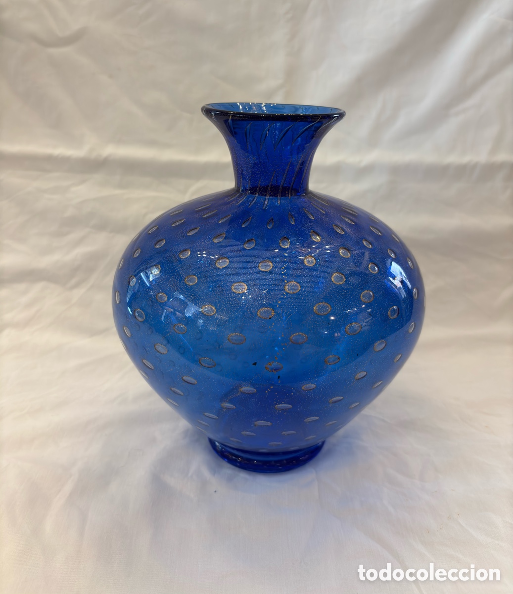 Vintage: Jarr&oacute;n cristal soplado.