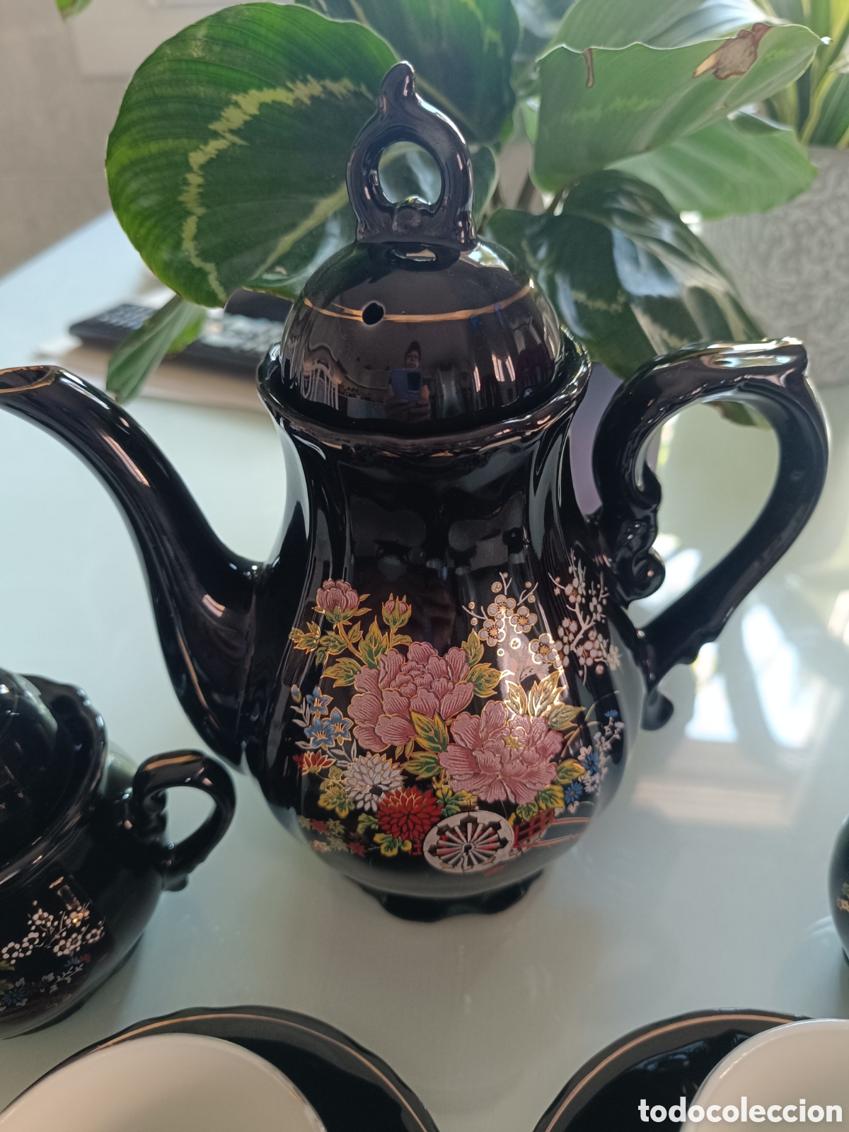 Vintage: Juego de caf&eacute; de porcelana japonesa
