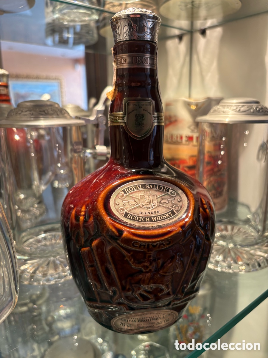 Vintage: Botella vac&iacute;a Chivas Royal Salute