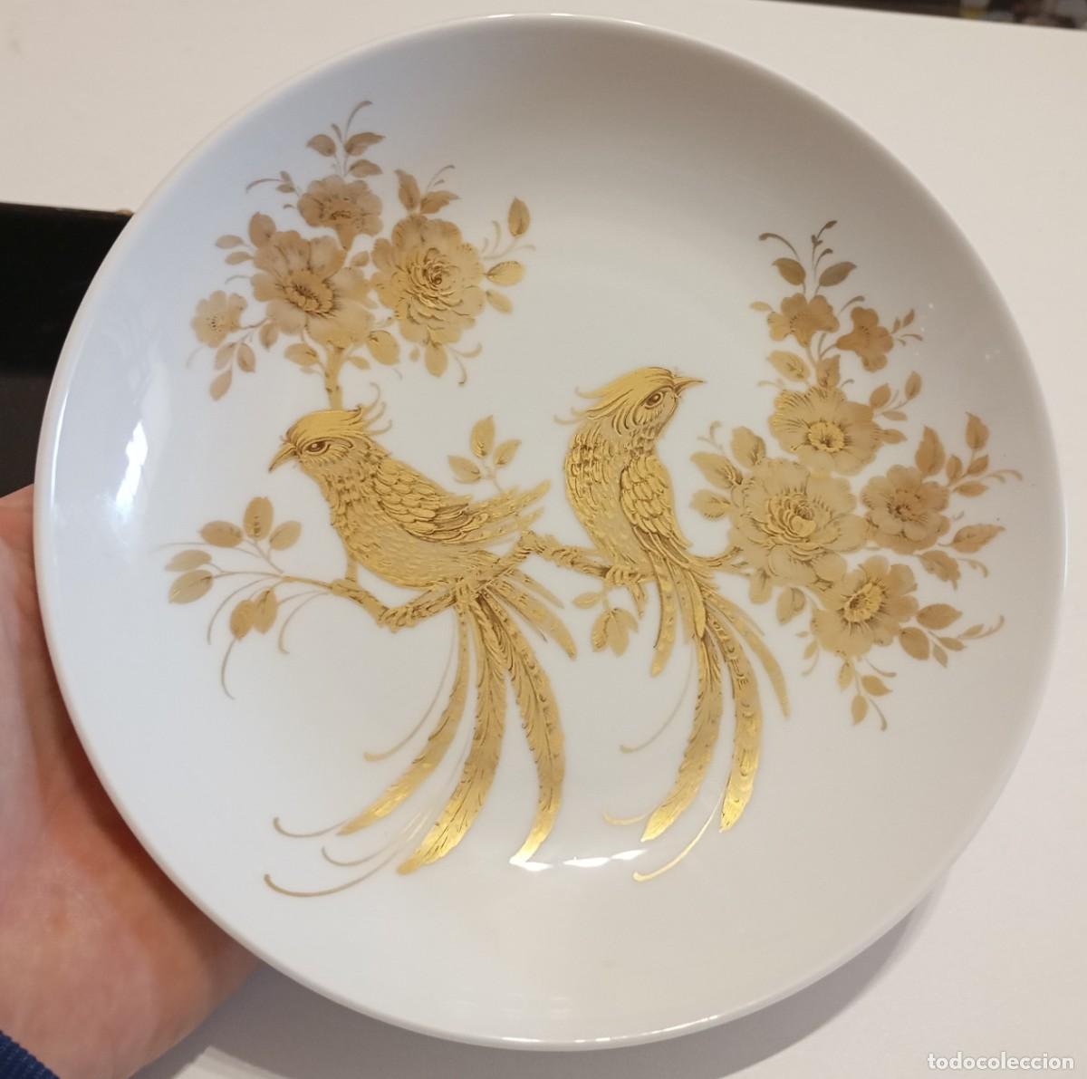 Vintage: PLATO DECORATIVO PARA COLGAR DE PORCELANA DE ALTA CALIDAD DE LA SERIE MELODIE DE KAISER PORZELLAN