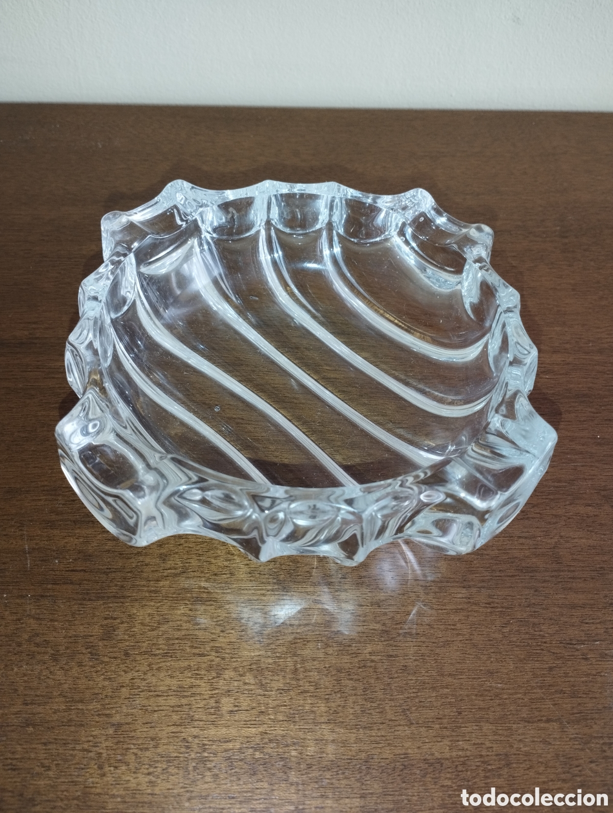Vintage: Cenicero de cristal sin usar