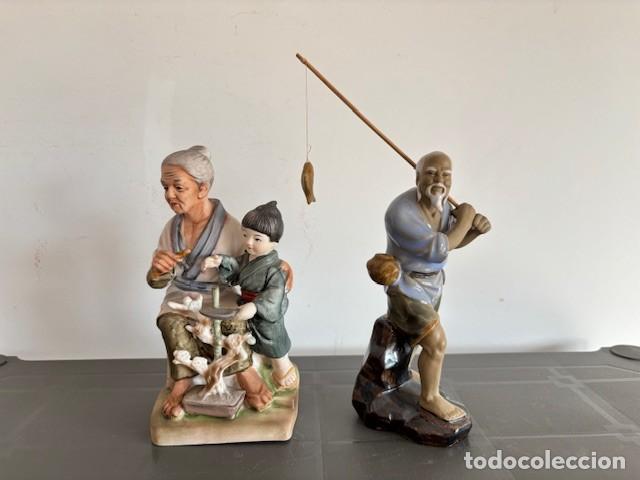 Vintage: FIGURAS CERAMICA JAPONESA