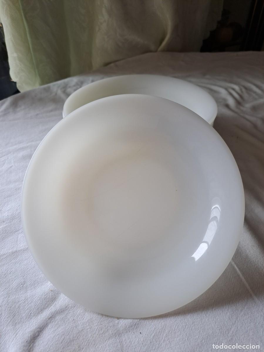 Vintage: Lote de 9 platos hondos de arcopal spain.