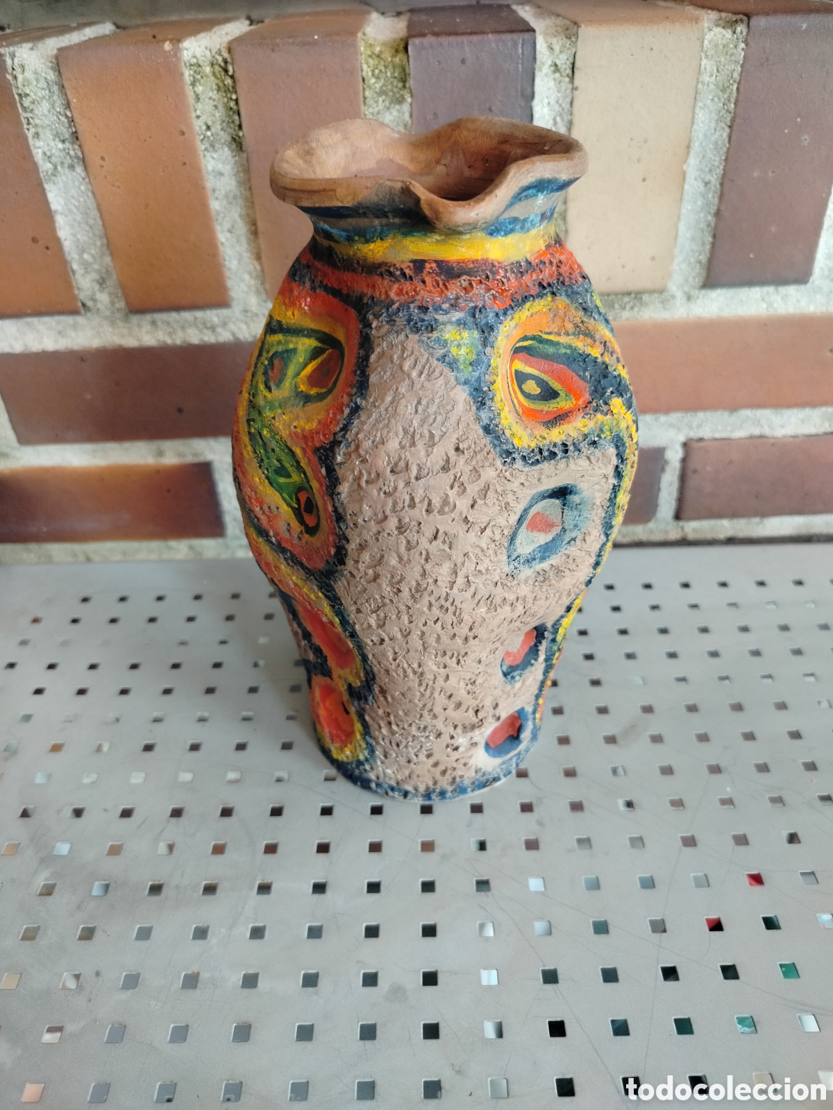 Vintage: Vasija de Barro Pintada