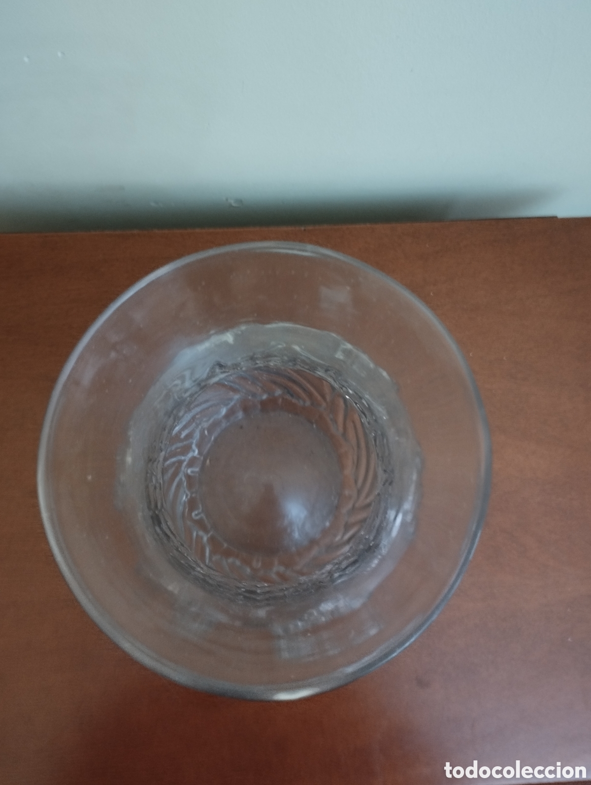 Vintage: Antiguo jarr&oacute;n de cristal tallado - Foto 4