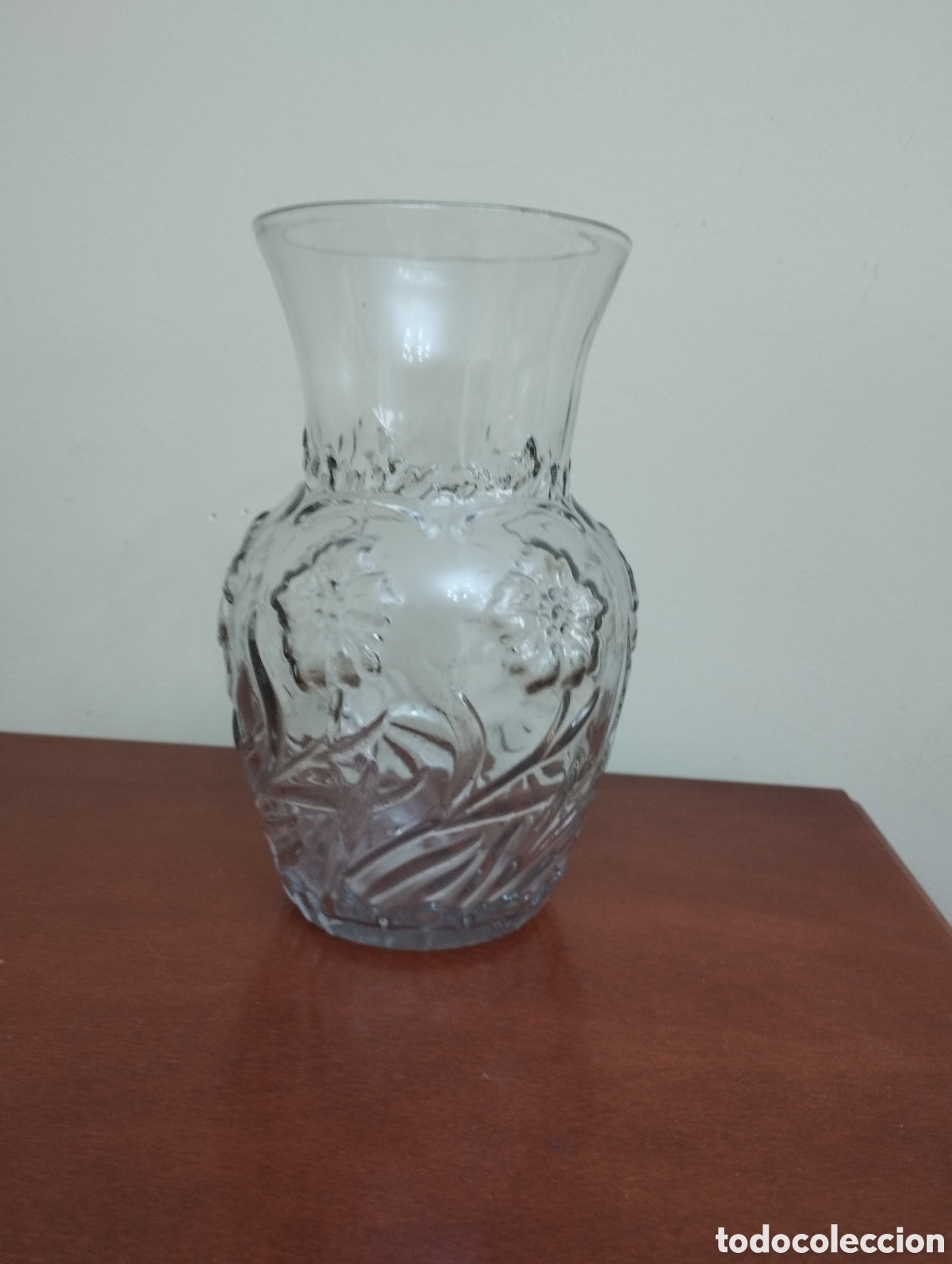 Vintage: Antiguo jarr&oacute;n de cristal tallado - Foto 1