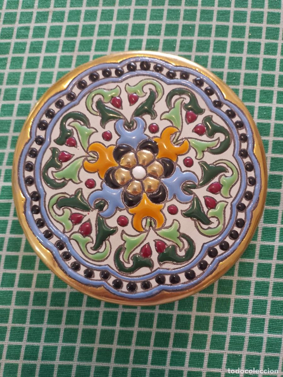 Vintage: PLATO DECORACI&Oacute;N CUERDA SECA