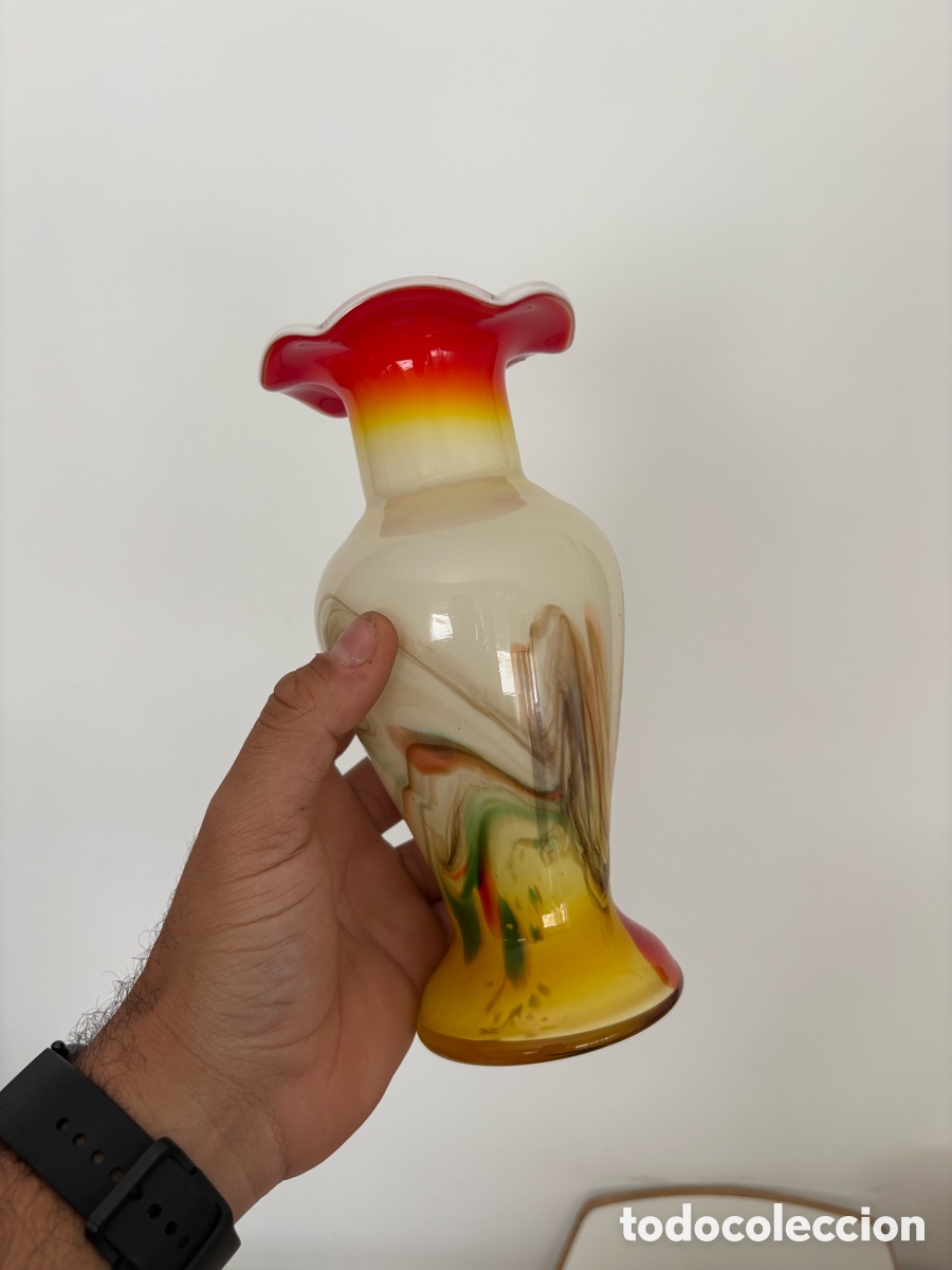 Vintage: Jarr&oacute;n vidrio Estilo Dalian Glass Vintage