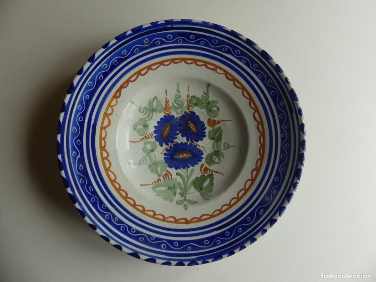 Vintage: BONITO PLATO DE CERAMICA ARTESANA ( PAGO POR BIZUM)