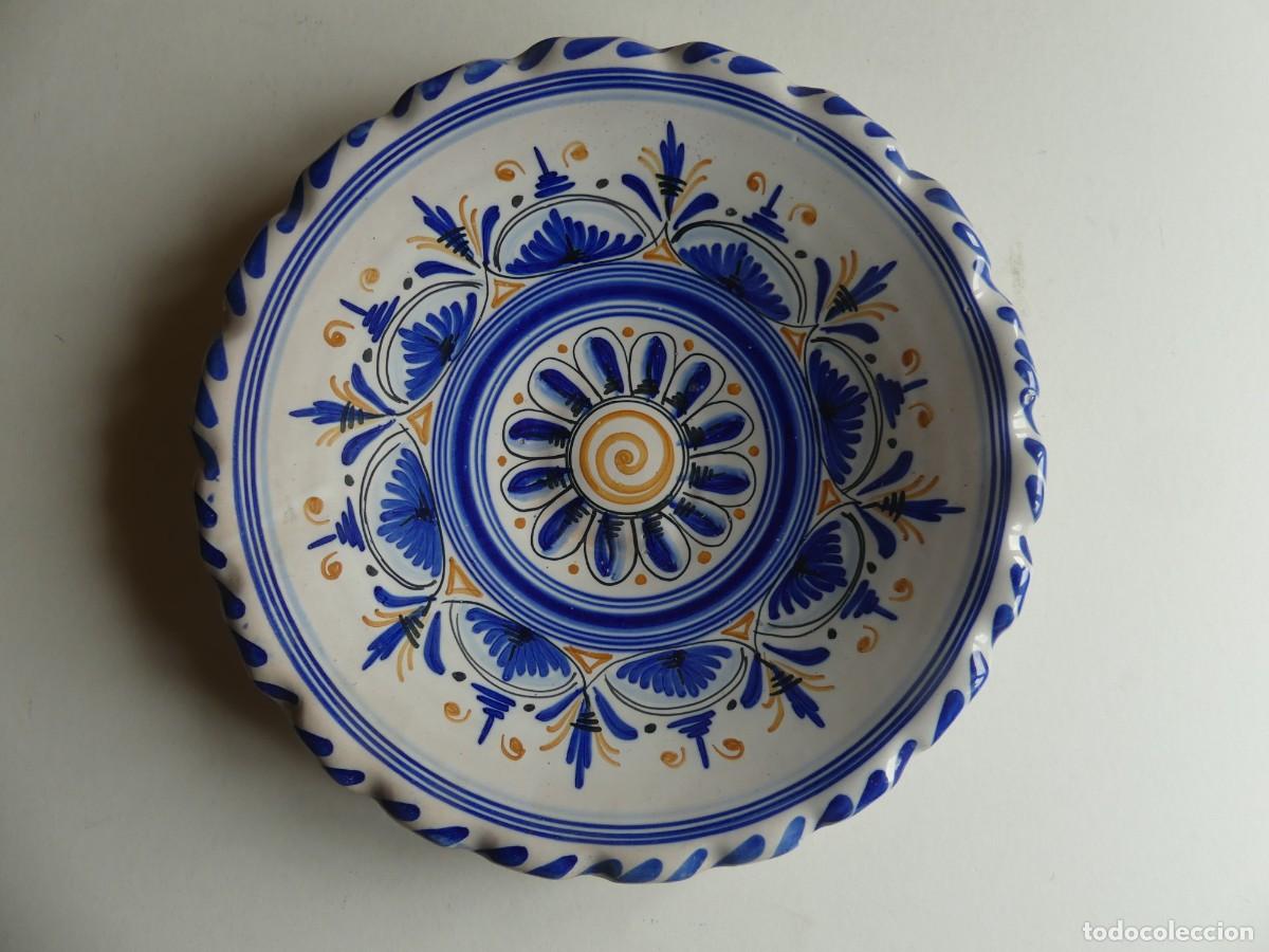 Vintage: BONITO PLATO DE CERAMICA ARTESANA ( PAGO POR BIZUM)
