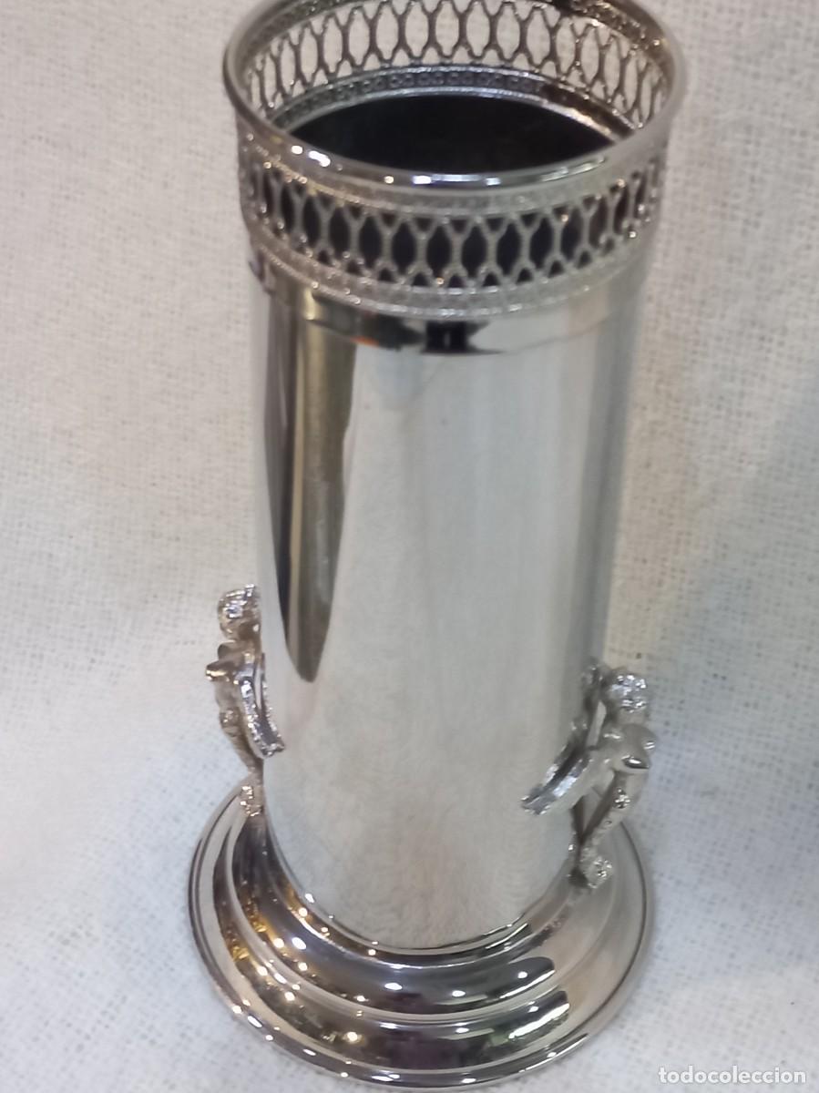 Vintage: JARR&Oacute;N &uml;CROMO&uml; TUBO (20cm) rejilla-musa