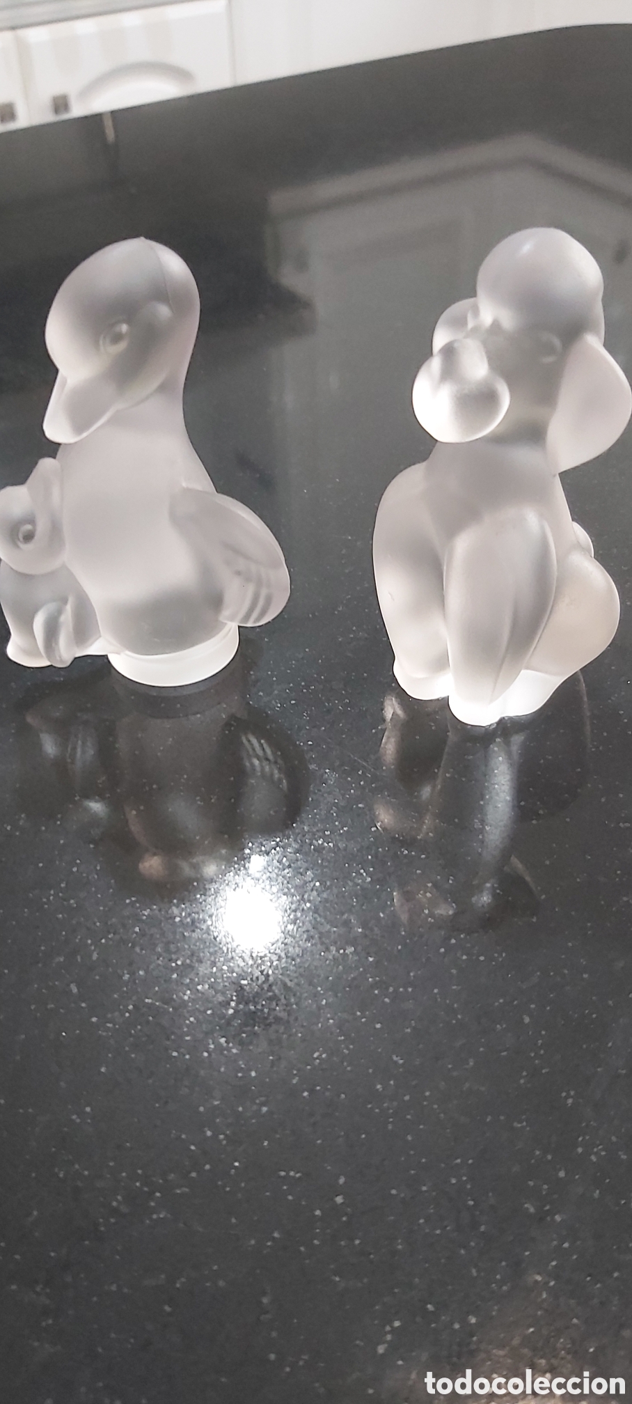 Vintage: Art deco Pareja Figuras Cristal de S&egrave;vres. Vintage