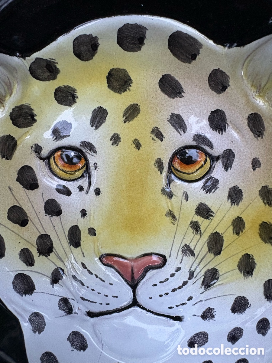 Vintage: PLATO LEOPARDO VINTAGE ITALIANO