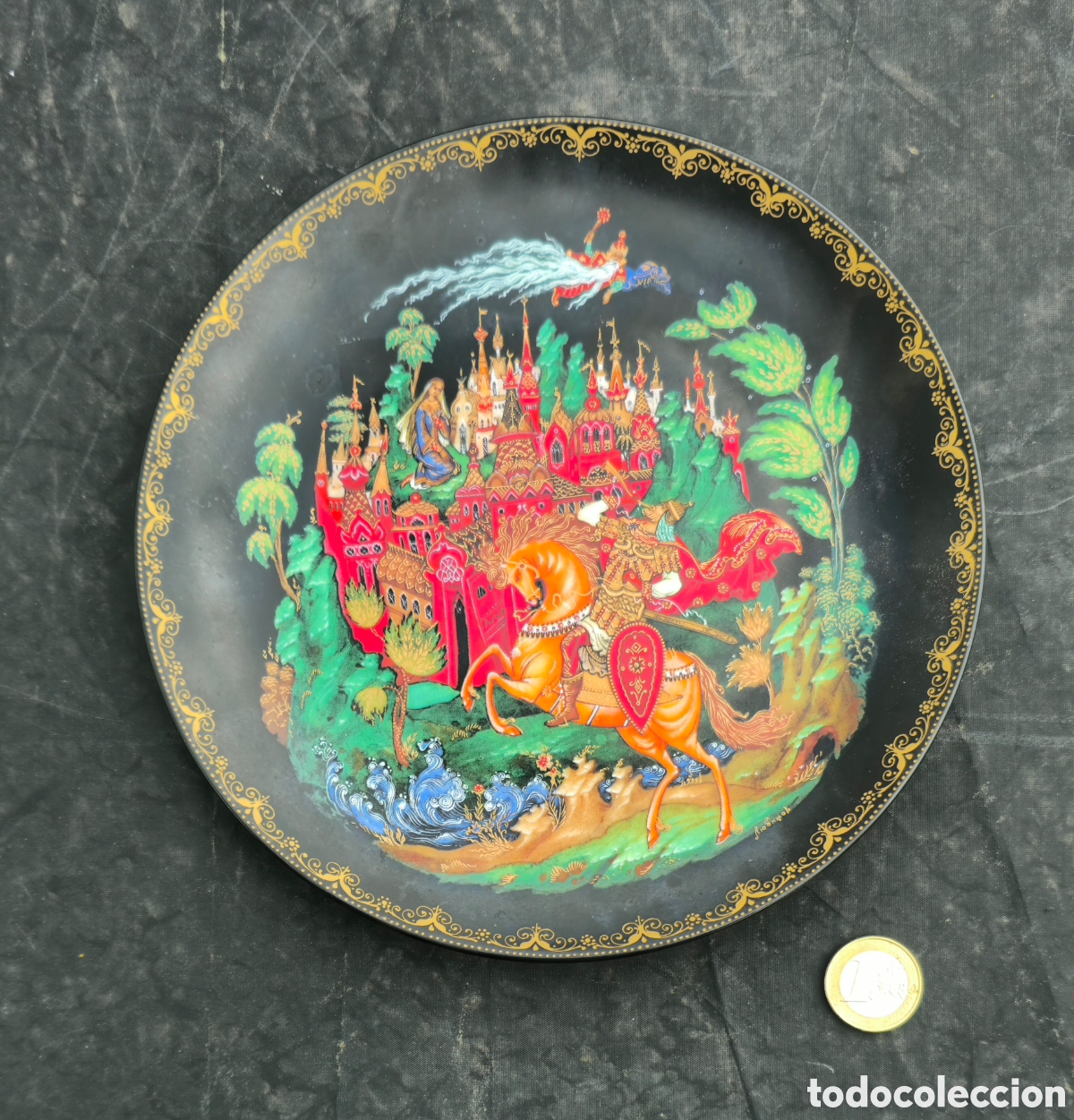 Vintage: Palekh. Porcelana Vinogradov