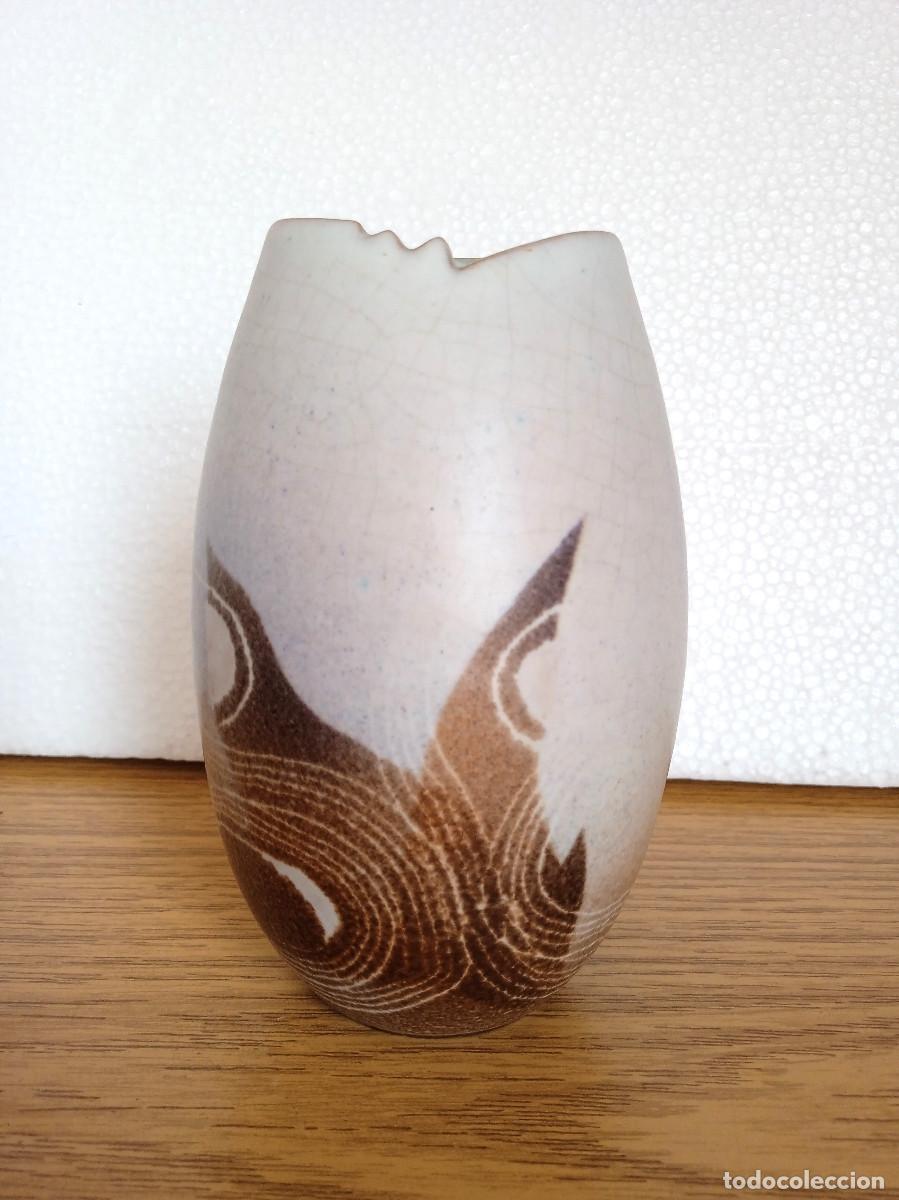 Vintage: Jarr&oacute;n Cer&aacute;mica SERRA - Dise&ntilde;o Mid-Century Vanguardista - A&ntilde;os 60 - 11,5 cm