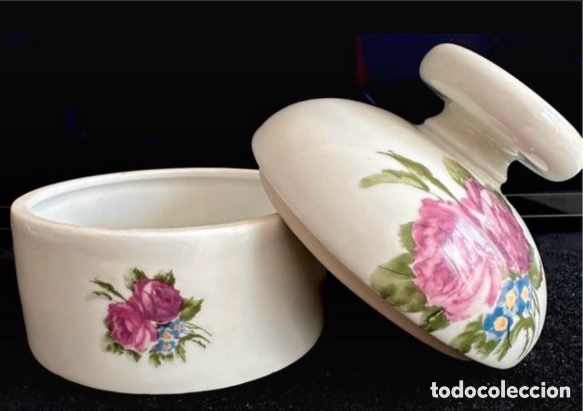 Vintage: Polvera/Joyero Vintage Porcelana Paris
