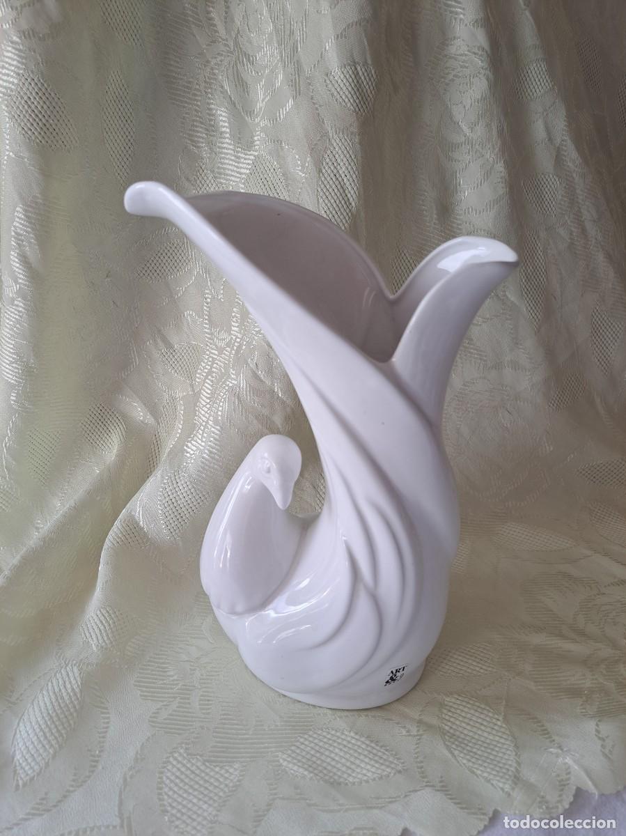 Vintage: Precioso jarron de porcelana forma de paloma, Art & Deco Boltze