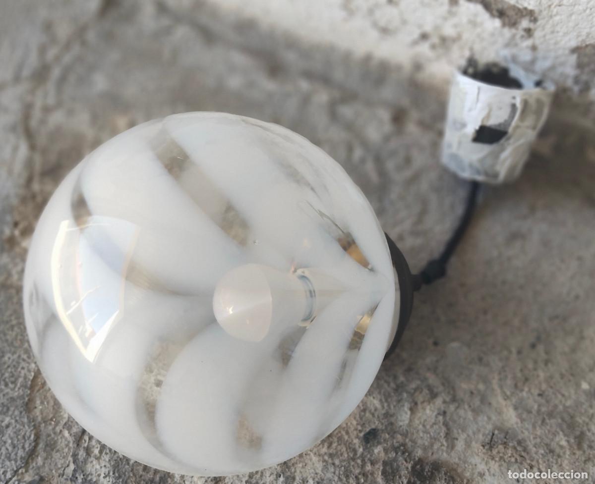 Vintage: Globos Murano A&ntilde;os 70 Vidrio Transparente - Iluminaci&oacute;n Apliques, l&aacute;mparas, pantallas y bases