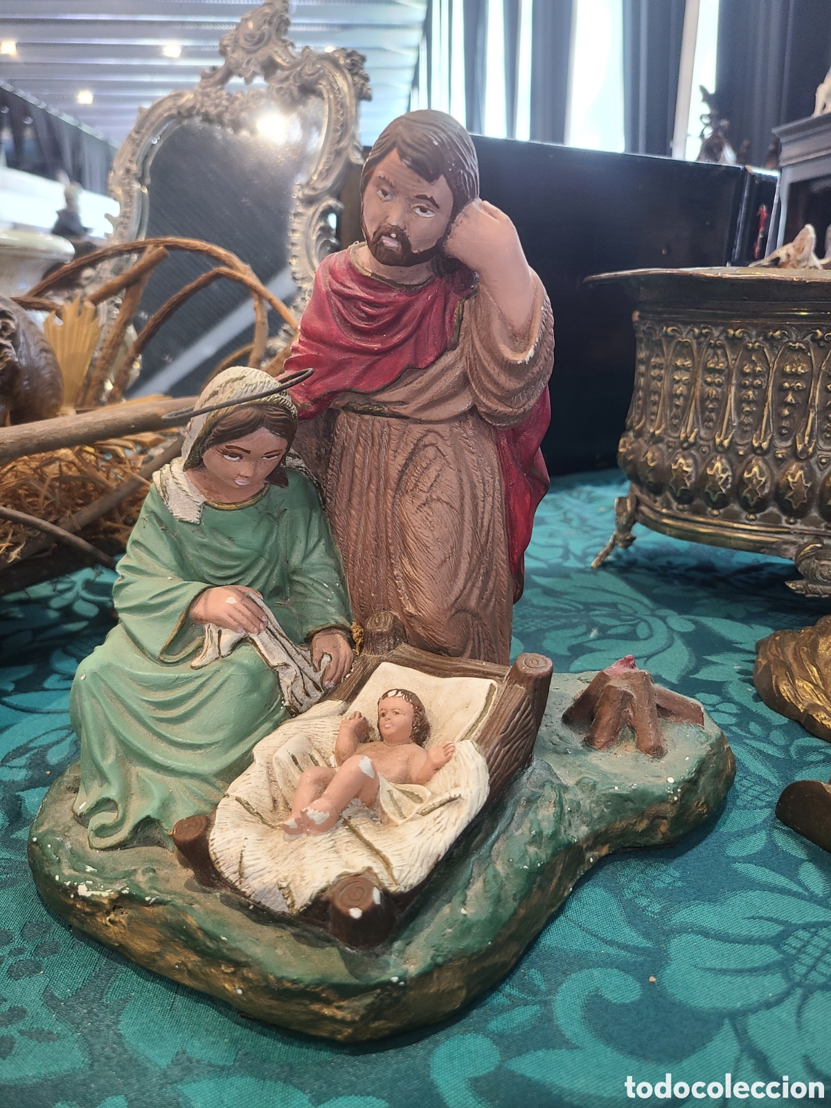 Vintage: Figura de Bel&eacute;n vintage a&ntilde;os 70