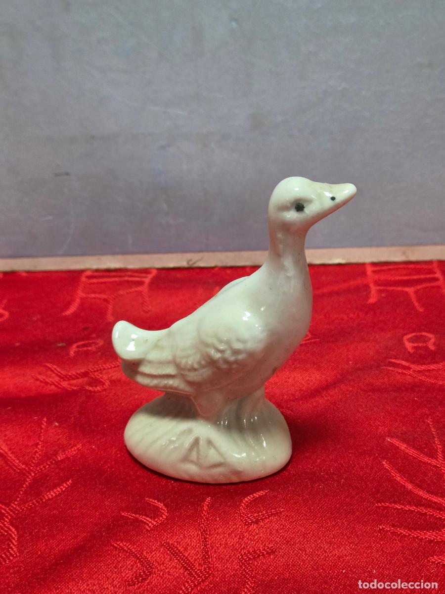 Vintage: figura de porcelana pato