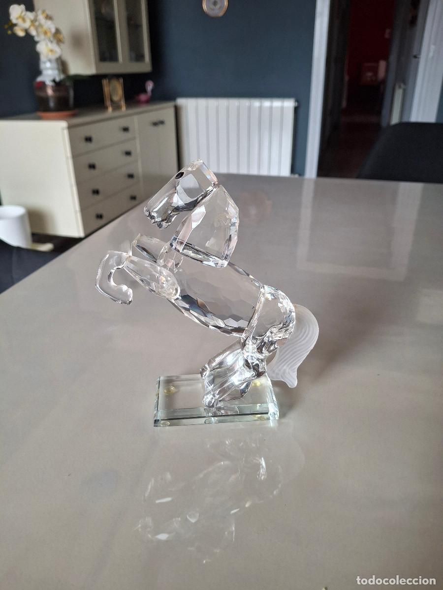 Vintage: Figura caballo cristal