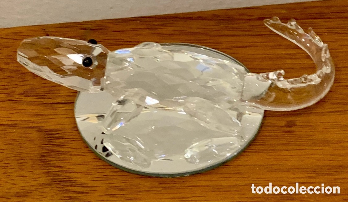 Vintage: Figura de Cristal. Cocodrilo. The Crystal Collection.