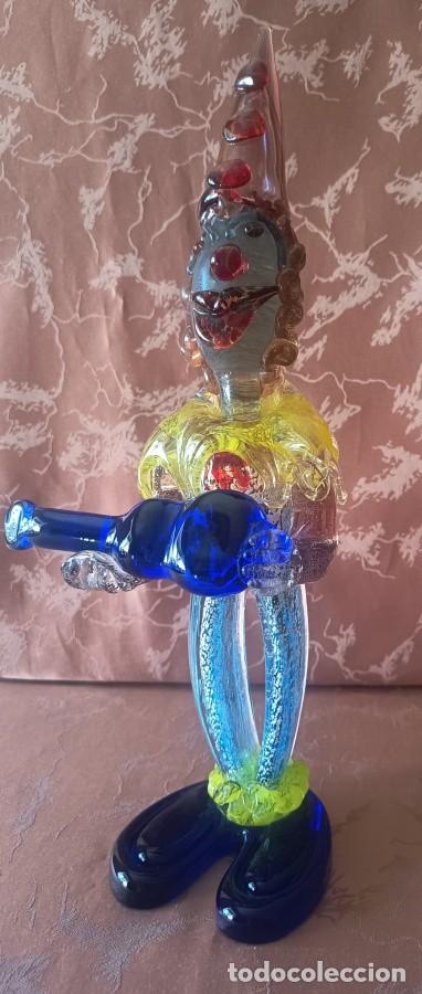 Vintage: ANTIGUO Y RARO GRAN PAYASO DE CRISTAL DE MURANO. A&Ntilde;OS 50-60. VINTAGE
