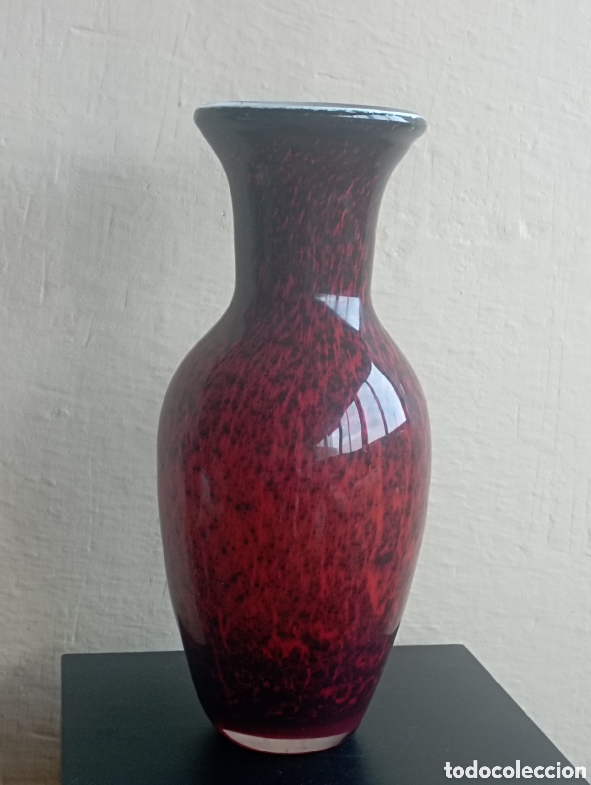 Vintage: Jarr&oacute;n de Cristal Art&iacute;stico a&ntilde;os 70