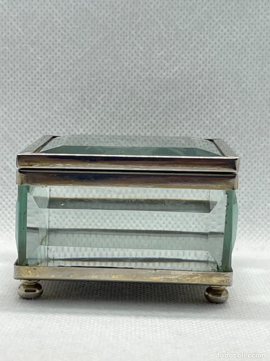 Vintage: Joyero.Caja de vidrio decorativa.