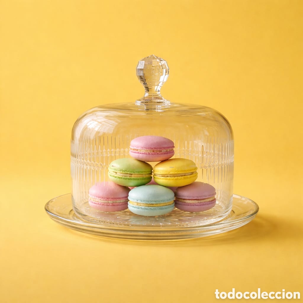 Vintage: Tartera o quesera cristal a&ntilde;os 30