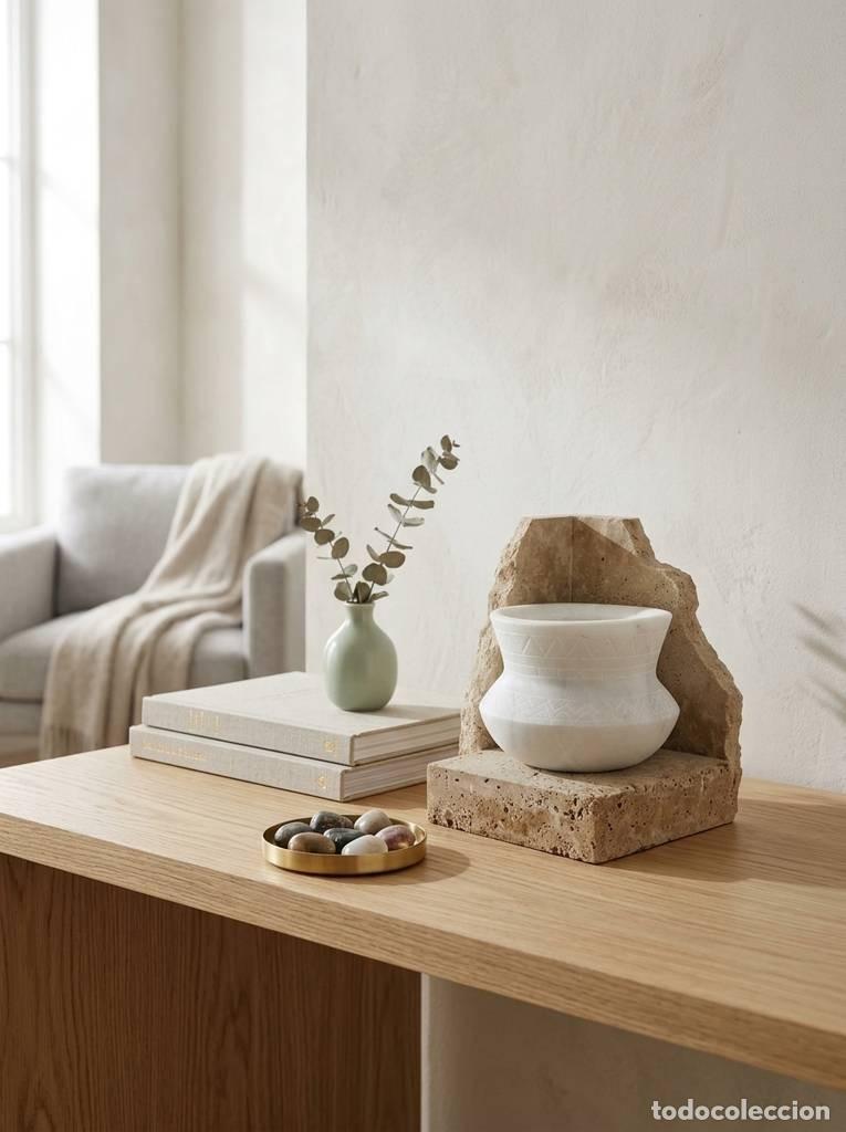 Vintage: JARR&Oacute;N DE M&Aacute;RMOL DECORATIVO