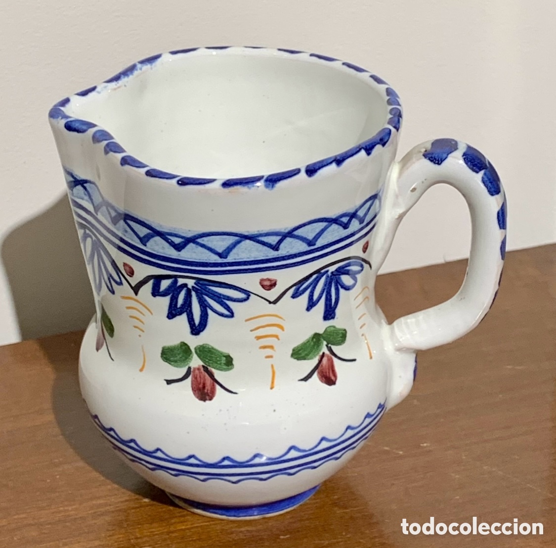 Vintage: Jarra decorativa. Cer&aacute;mica. Casa Pilar. A&ntilde;os 80.