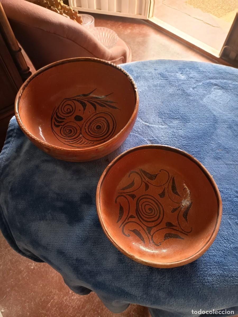 Vintage: Conjunto 2 cuencos terracota