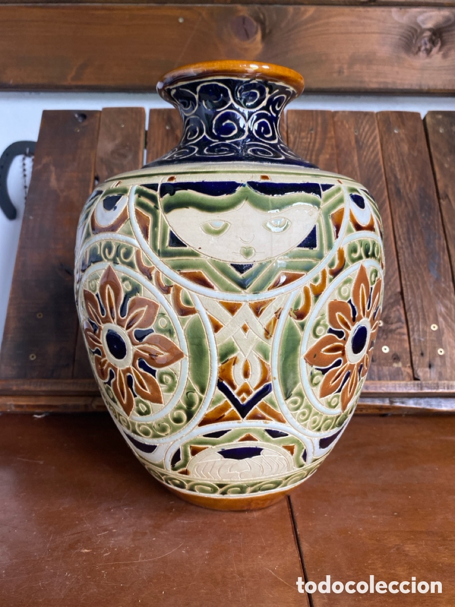 Vintage: Jarr&oacute;n cer&aacute;mica vintage de puigdemont