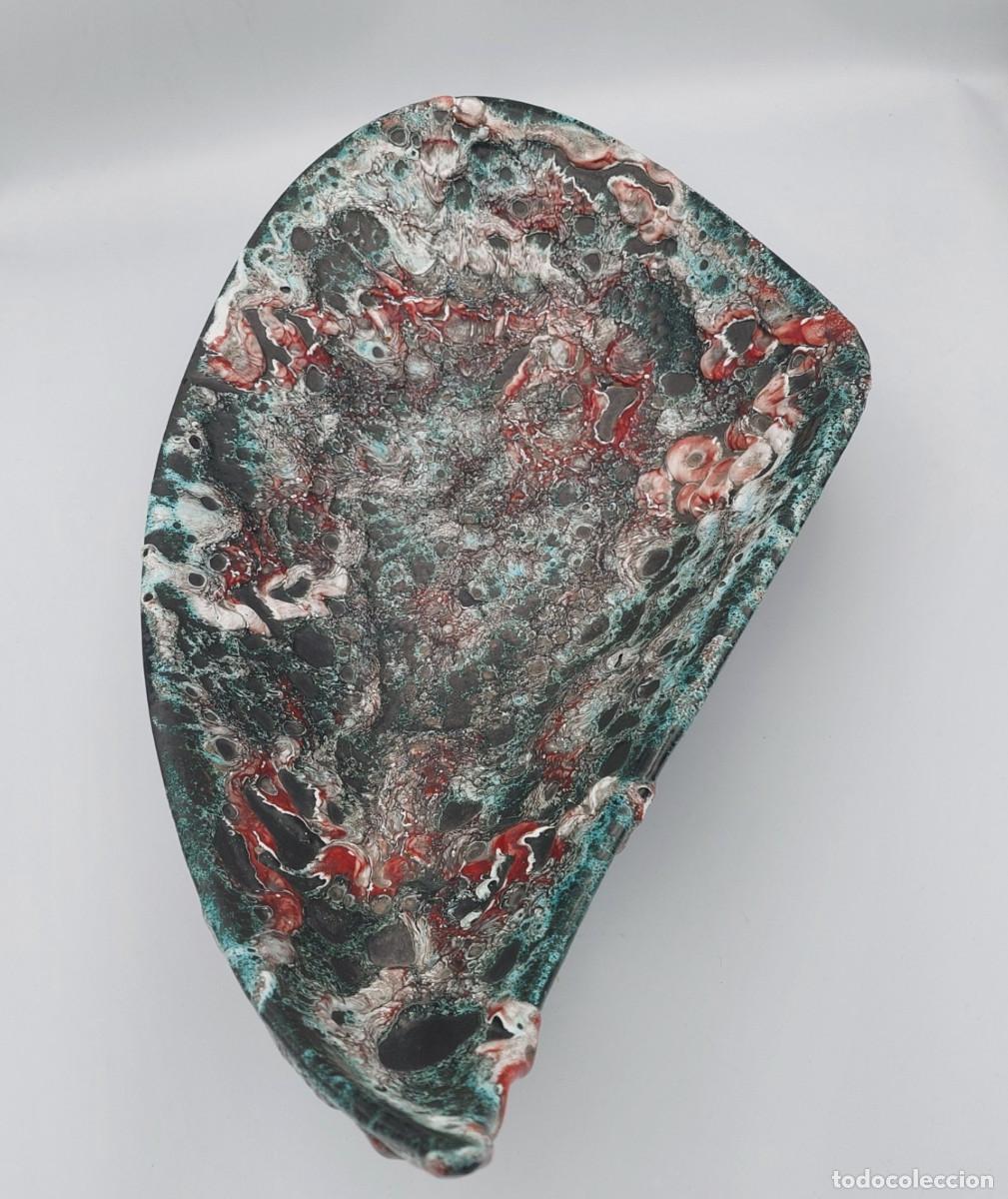 Vintage: Centro de mesa de ceramica francesa Emaux du Cyclope Fat Annecy