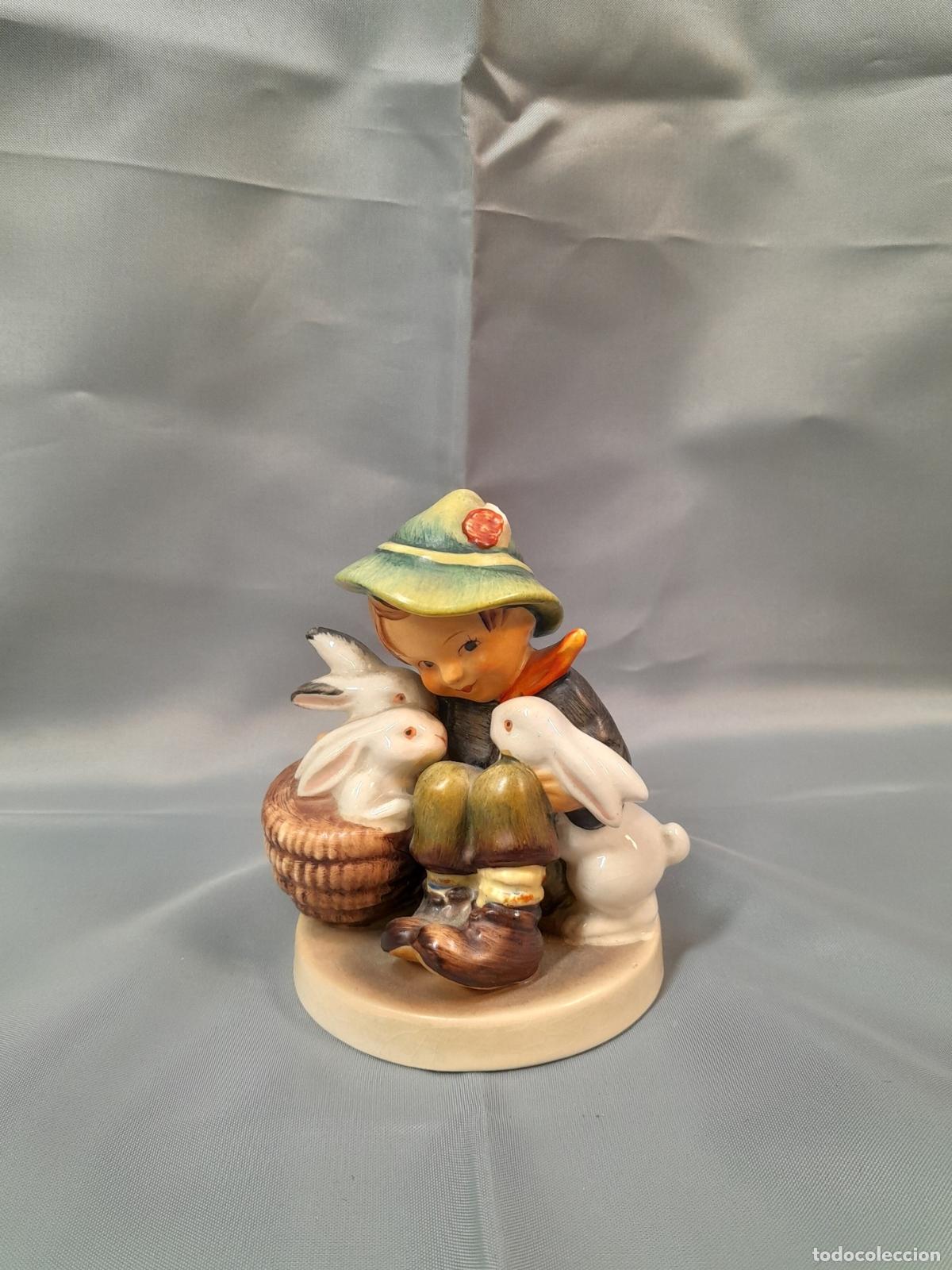 Vintage: FIGURA DE PORCELANA GOEBEL HUMMEL. &rdquo;PLAYMATES&rdquo;. 58/0. 1936 CA.