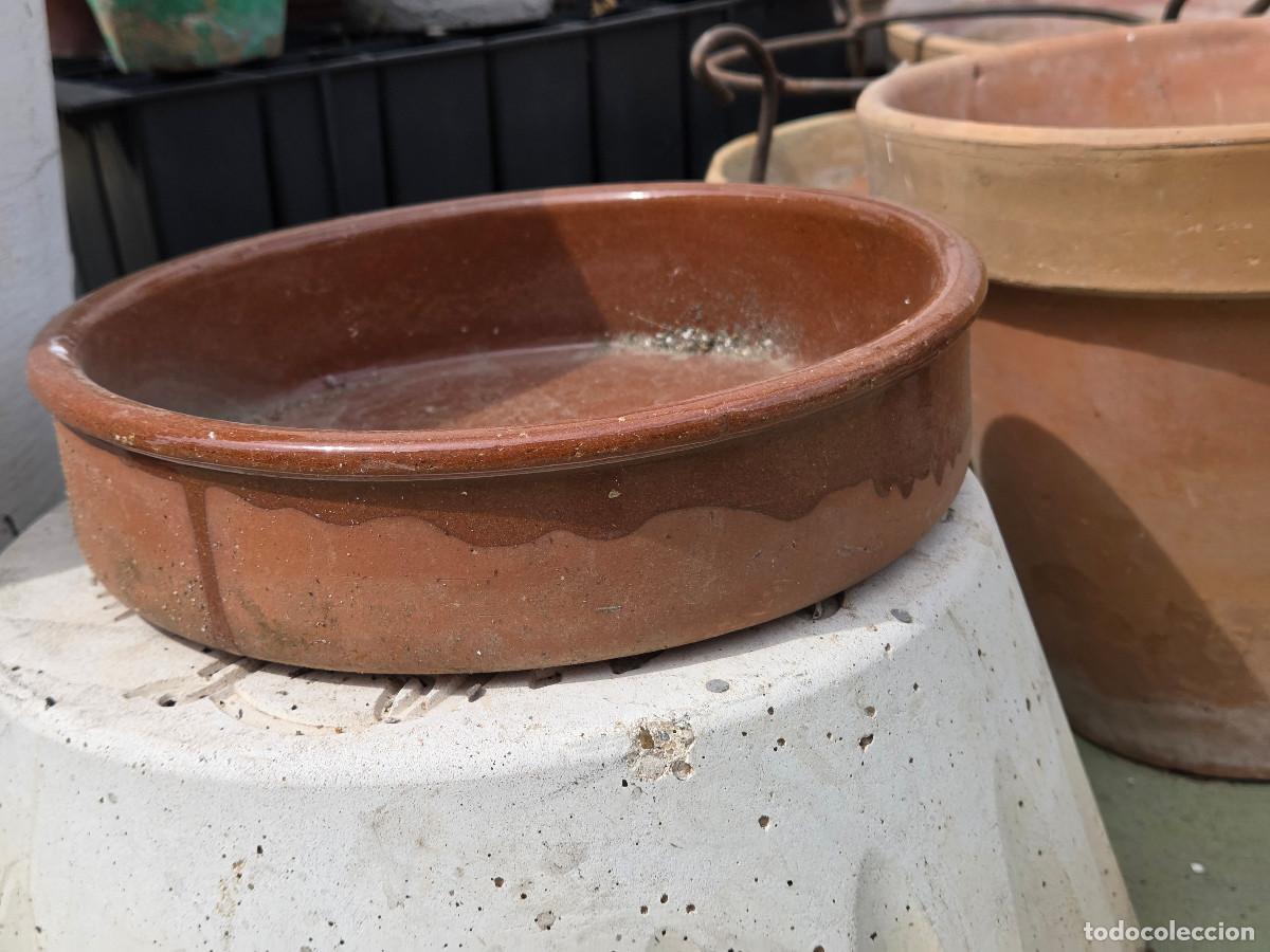 Vintage: cazuela de barro antiguo