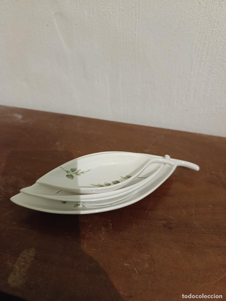 Vintage: Preciosas bandejitas de porcelana partylite para velas