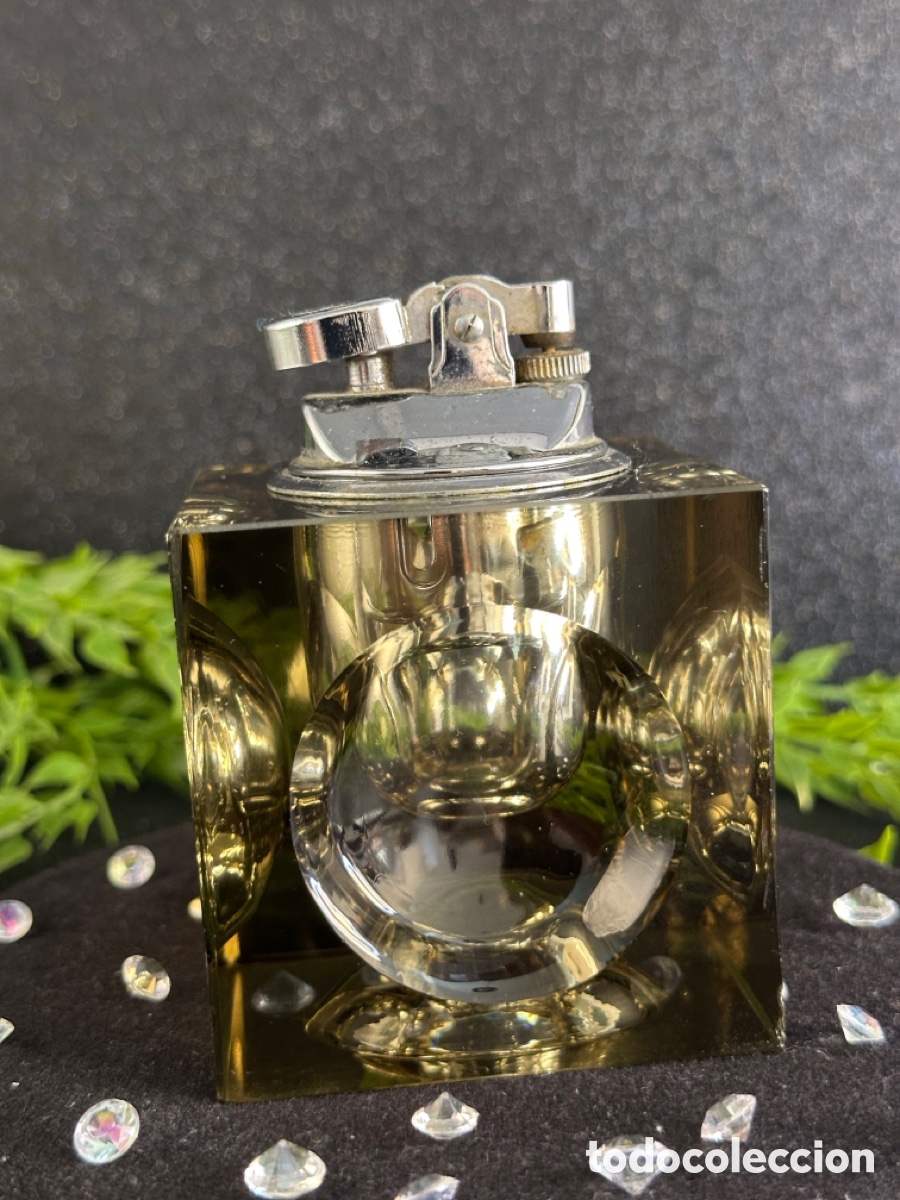 Vintage: Mechero vintage Cristal
