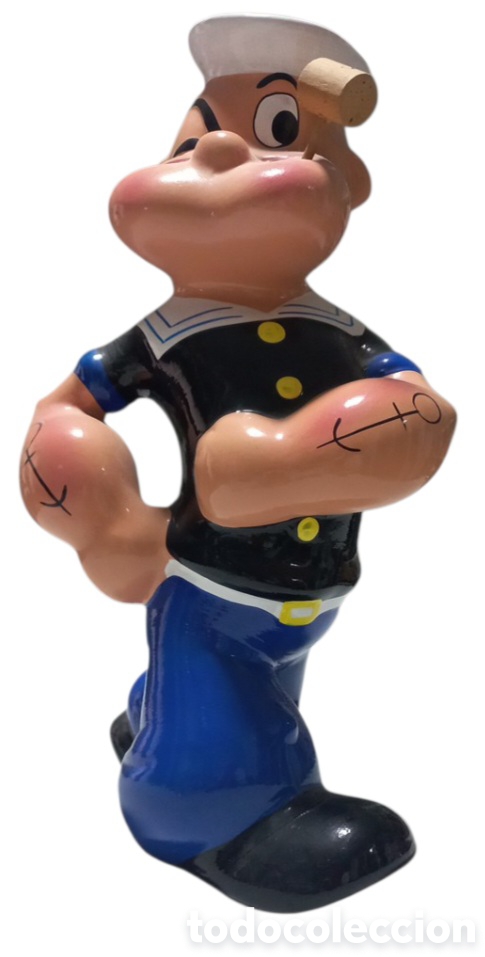 Vintage: Figura POPEYE HUCHA CERAMICA 35CM