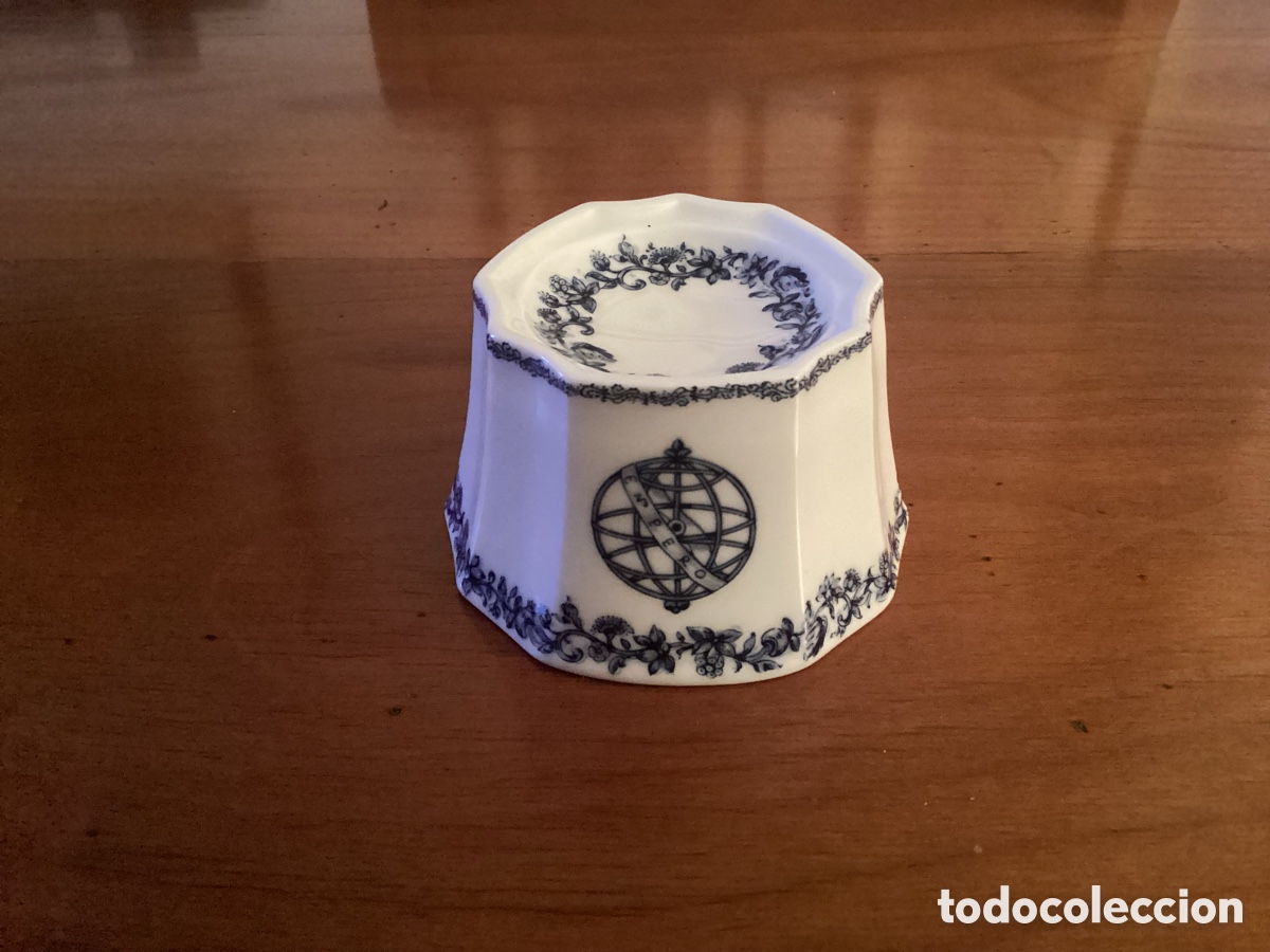 Vintage: Salero de pellizco, de Conventual Porcelanas, Portugal modelo &ldquo; Compa&ntilde;&iacute;a de Indias&rdquo;.