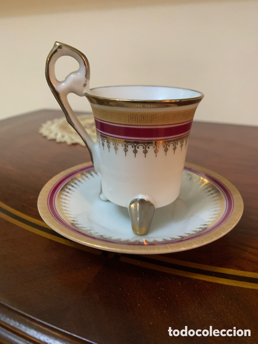 Vintage: Taza de porcelana de coleccion