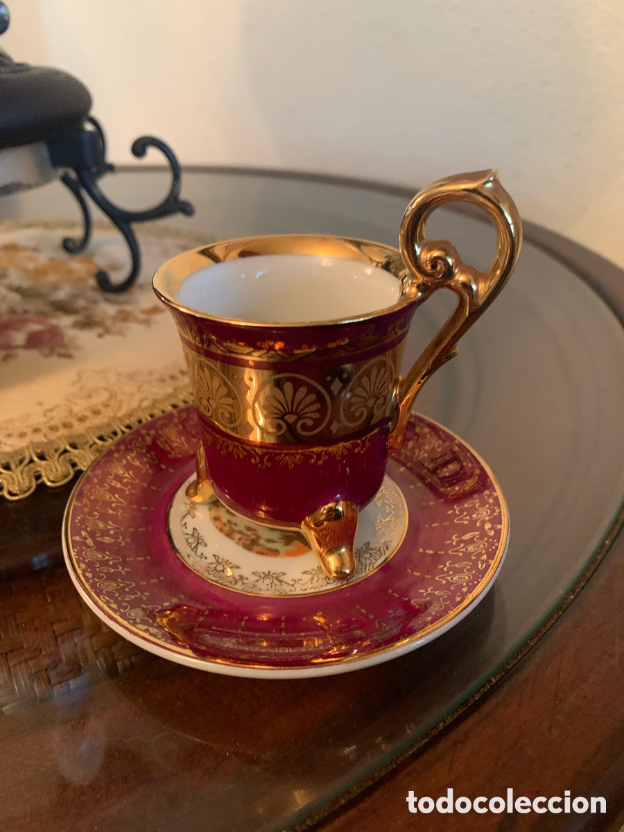 Vintage: Taza de porcelana de coleccion
