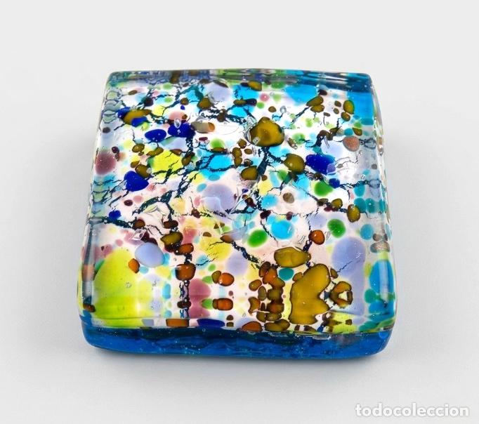 Vintage: Pisapapeles Vidrio de Murano Vintage - Dise&ntilde;o &Aacute;rbol de la Vida - Vidrio Fusionado