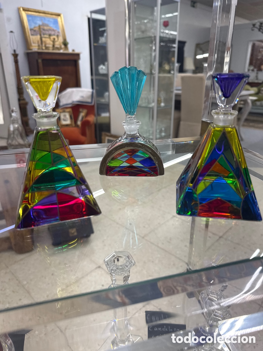 Vintage: 3 Flacons de parfum murano