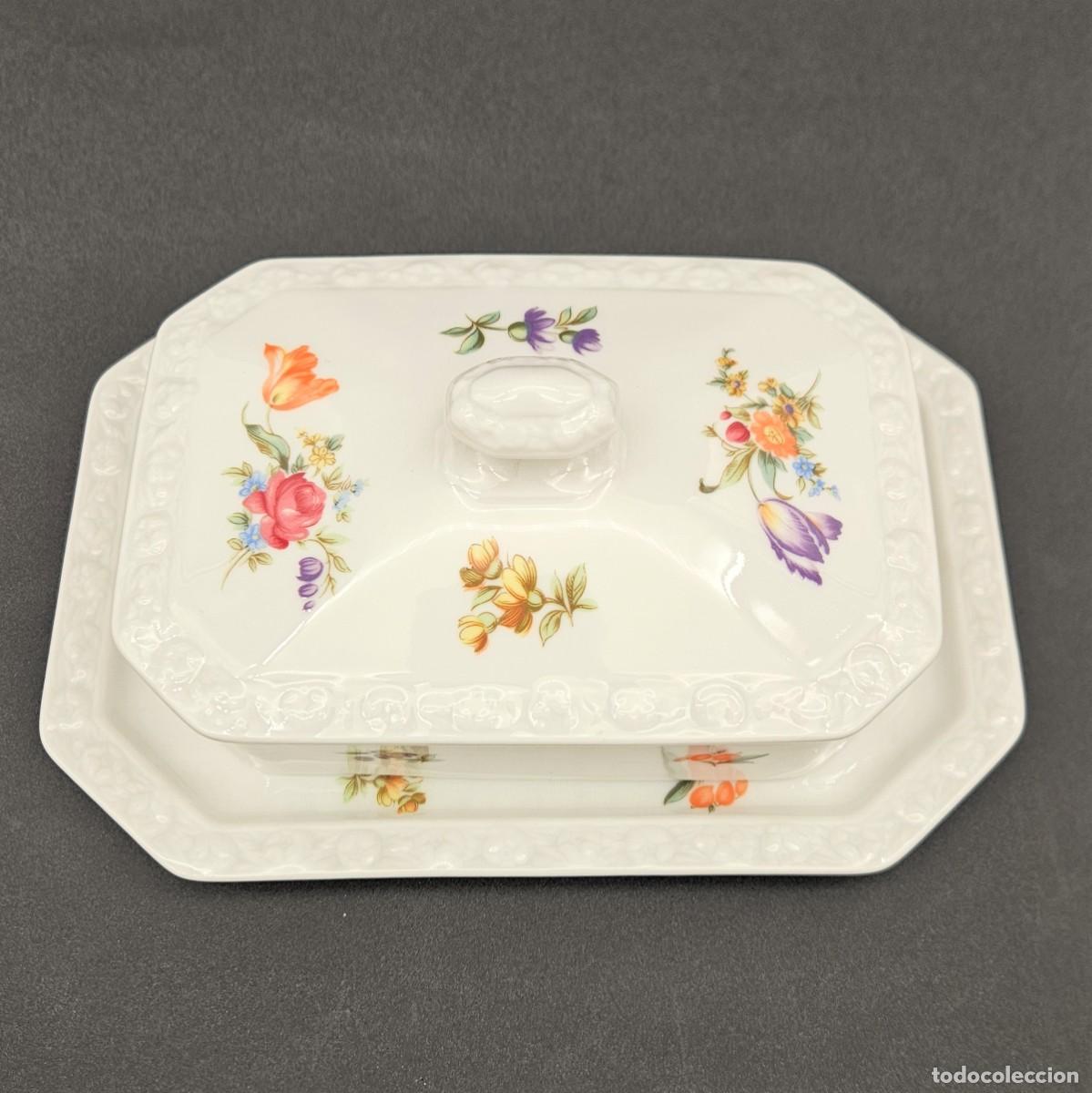 Vintage: Mantequera de porcelana &rdquo;Maria Sommerstrauss &rdquo;de Rosenthal.