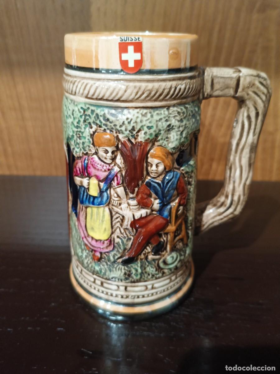 Vintage: Jarra Suiza. Para cervezas